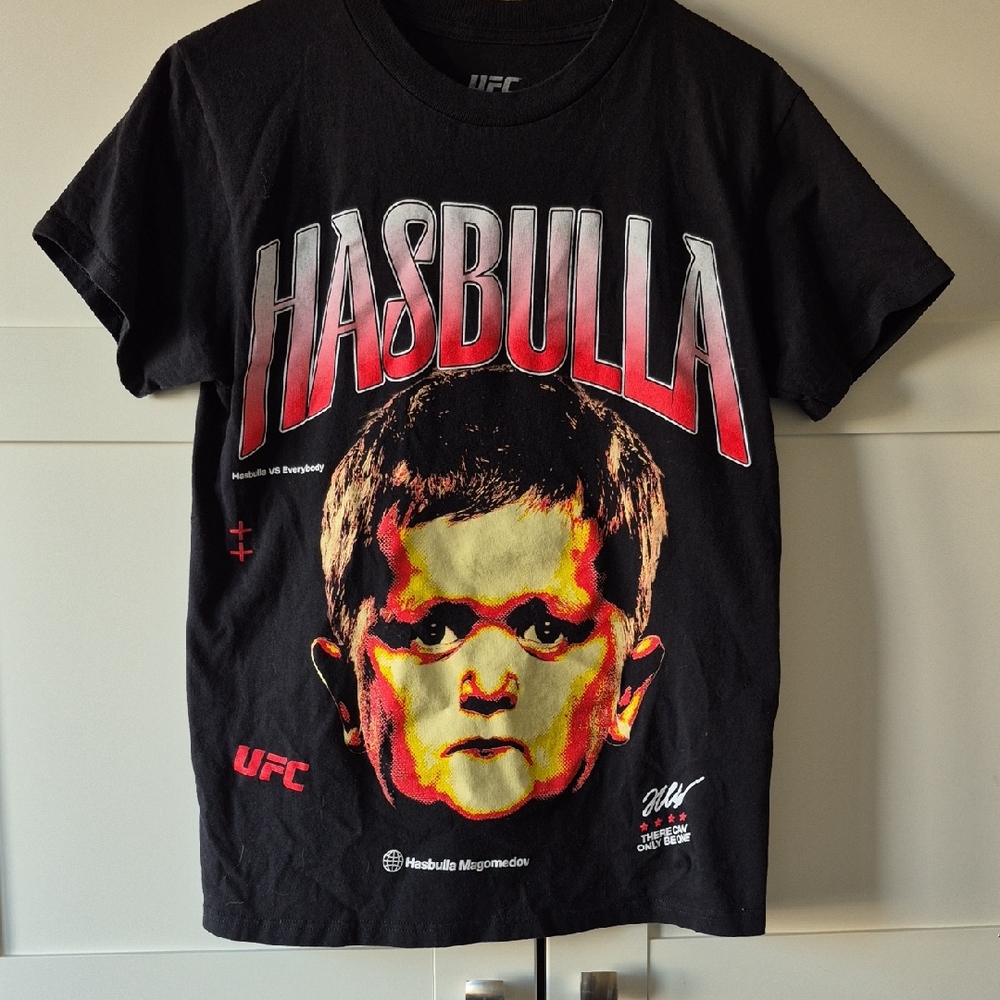 UFC Hasbulla Black Graphic Tee